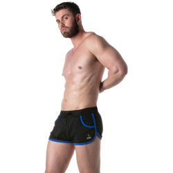 LEADER Short en mesh LOADED Noir-Bleu